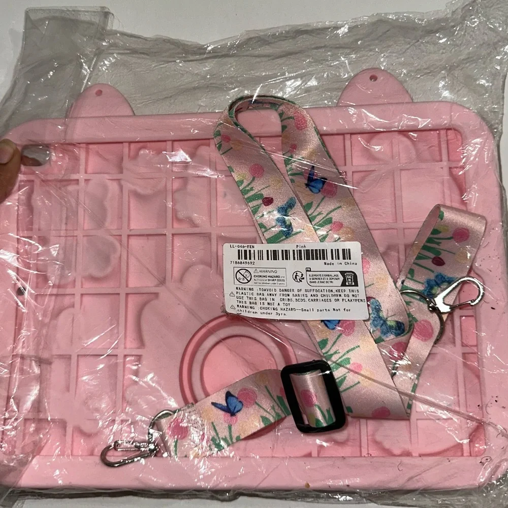 Pink Hello Kitty Tablet case with strap